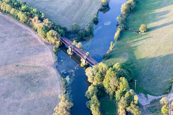 Bridge over the Meuse in Sauvigny in the state Meuse, France
