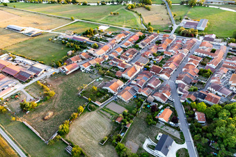 Aerial photograpy of Pagny-la-Blanche-Côte in the state Meuse, France