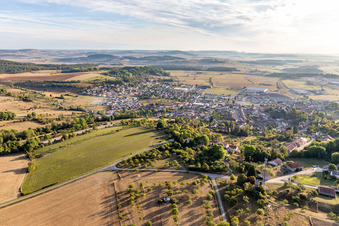 Châtenois in the state Vosges, France out of the air