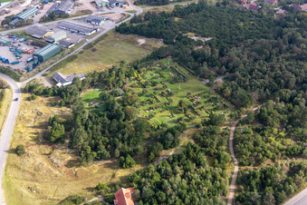Cemetery in Fanø in the state South Denmark, Denmark