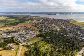 Fanø in the state South Denmark, Denmark out of the air