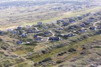 Drone recording of Fanø in the state South Denmark, Denmark