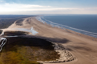 Fanø in the state South Denmark, Denmark seen from a drone