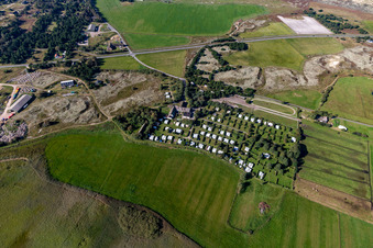 Sønderho New Camping in Fanø in the state South Denmark, Denmark from above