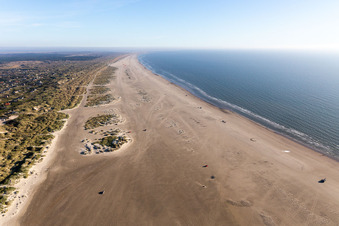 Rindby Beach in Fanø in the state South Denmark, Denmark