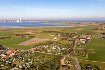 Rindby Camping in Fanø in the state South Denmark, Denmark