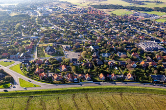 Fanø in the state South Denmark, Denmark seen from above