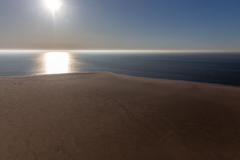 Wadden Sea National Park in Fanø in the state South Denmark, Denmark from above