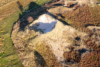Wadden Sea National Park in Fanø in the state South Denmark, Denmark from the drone perspective