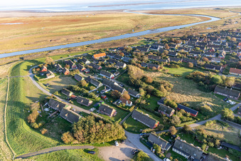 Drone image of Fanø in the state South Denmark, Denmark