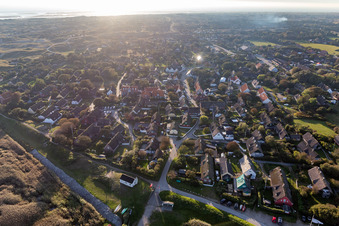 Fanø in the state South Denmark, Denmark seen from a drone