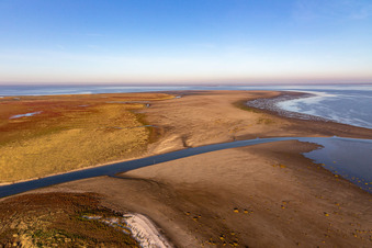 Fanø in the state South Denmark, Denmark out of the air