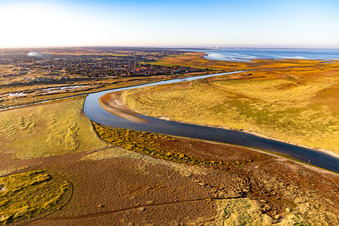 Drone recording of Fanø in the state South Denmark, Denmark