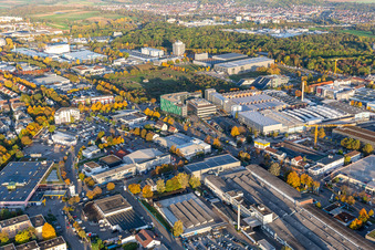 Industrial Area West in the district Pflugfelden in Ludwigsburg in the state Baden-Wuerttemberg, Germany
