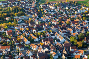 City hall in Korntal-Münchingen in the state Baden-Wuerttemberg, Germany
