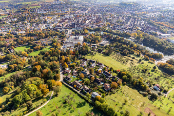 Aerial photograpy of At Gallows Hill in Nürtingen in the state Baden-Wuerttemberg, Germany