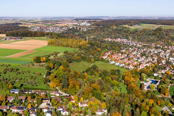 Outdoor pool in Nürtingen in the state Baden-Wuerttemberg, Germany