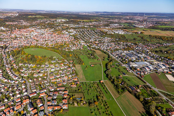 Observation hill Ersberg in Nuertingen in the state Baden-Wurttemberg, Germany