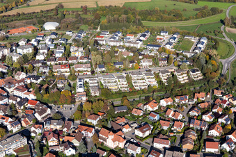 Terrace apartments in Ringstr in the district Dettingen in Konstanz in the state Baden-Wuerttemberg, Germany