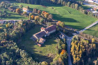 Aerial photograpy of Mühlingen in the state Baden-Wuerttemberg, Germany