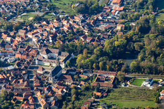 Graf Schönborn - Castle Wiesentheid, Mauritius Church and Old Chancellery Buildings in Wiesentheid in the state Bavaria, Germany