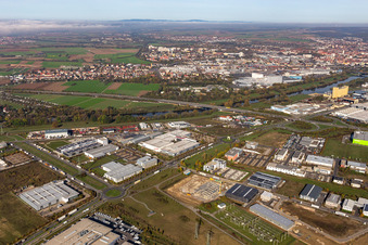 Maintal industrial park in Schweinfurt in the state Bavaria, Germany