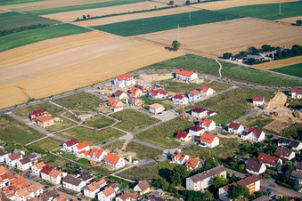 New development area Am Höhenweg in Kandel in the state Rhineland-Palatinate, Germany