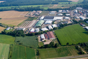 Horst textile area in the district Minderslachen in Kandel in the state Rhineland-Palatinate, Germany