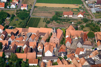 Proestt. Church Steinweiler in Steinweiler in the state Rhineland-Palatinate, Germany