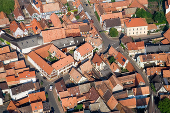 Obergasse Ringstraße Kreuzgasse Hauptstr in Steinweiler in the state Rhineland-Palatinate, Germany