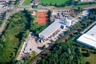 Tennis Club Rohrbach and Dyckerhoff Beton GmbH in Rohrbach in the state Rhineland-Palatinate, Germany