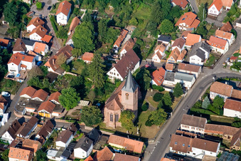 Simultaneous church in Rohrbach in the state Rhineland-Palatinate, Germany