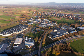 Industrial area Sand, Orsay in the district Sand in Willstätt in the state Baden-Wuerttemberg, Germany