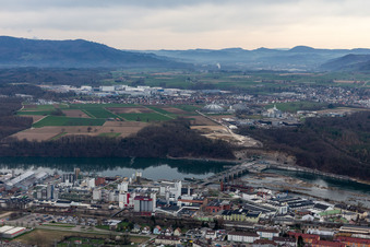 Evonik Industries in Rheinfelden in the state Baden-Wuerttemberg, Germany