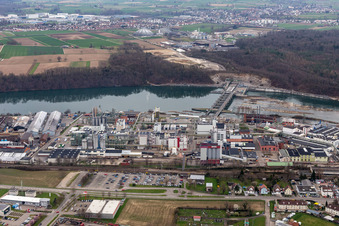 Evonik Treibacher Persalze in Rheinfelden in the state Baden-Wuerttemberg, Germany