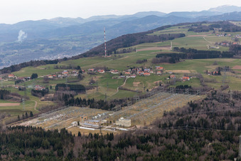 Heidenwuhr substation in Egg in the district Egg in Rickenbach in the state Baden-Wuerttemberg, Germany