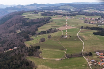 Telecommunications mast in the district Bergalingen in Rickenbach in the state Baden-Wuerttemberg, Germany