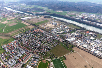 District Herten in Rheinfelden in the state Baden-Wuerttemberg, Germany
