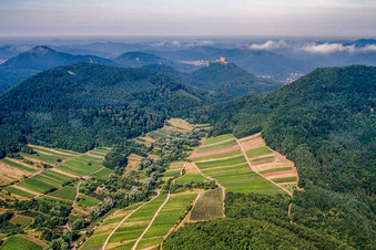 Ranschbachtal from the east in Ranschbach in the state Rhineland-Palatinate, Germany