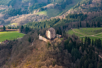 Hohengeroldseck Castle in Seelbach in the state Baden-Wuerttemberg, Germany