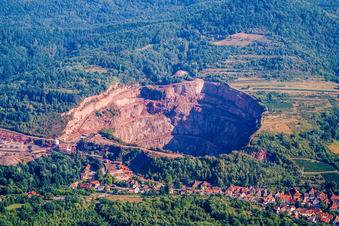 Basalt-Actien-Gesellschaft quarry in Albersweiler in the state Rhineland-Palatinate, Germany