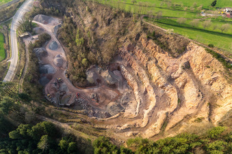 Quarry Gengenbach-Schwaibach in Gengenbach in the state Baden-Wuerttemberg, Germany