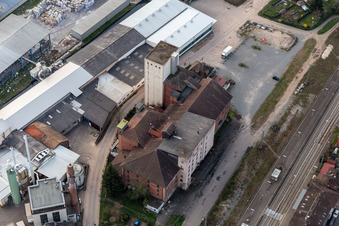 Oblique view of Gengenbach in the state Baden-Wuerttemberg, Germany
