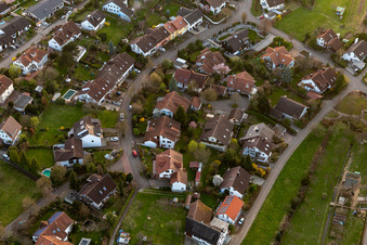 Im Ries, Im Laulesgarten from the east in the district Fessenbach in Offenburg in the state Baden-Wuerttemberg, Germany