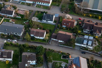 Winzerstr in the district Fessenbach in Offenburg in the state Baden-Wuerttemberg, Germany