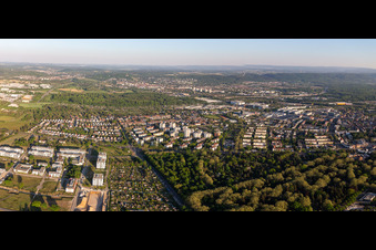 District Oststadt in the city Karlsruhe in the state Baden-Wuerttemberg, Germany