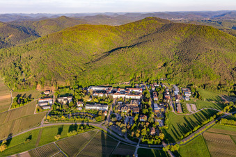 Aerial photograpy of Pfalzklinik Landeck in Klingenmünster in the state Rhineland-Palatinate, Germany