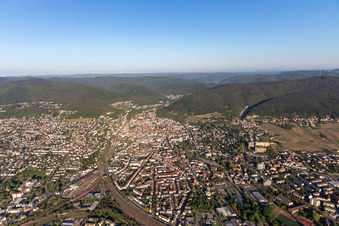 Gleisdreieck and Speyerbachtal in Neustadt an der Weinstraße in the state Rhineland-Palatinate, Germany