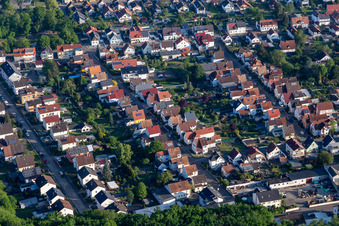 Oblique view of Kandel in the state Rhineland-Palatinate, Germany