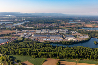 Daimler Automobile Plant Wörth in Wörth am Rhein in the state Rhineland-Palatinate, Germany